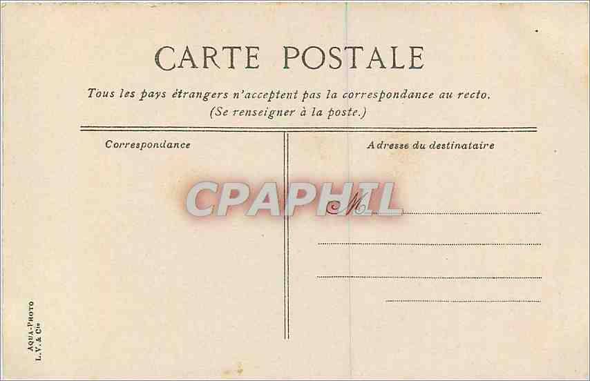 CPA Versailles Parc du petit Trianon Maison de la Reine  — Verso