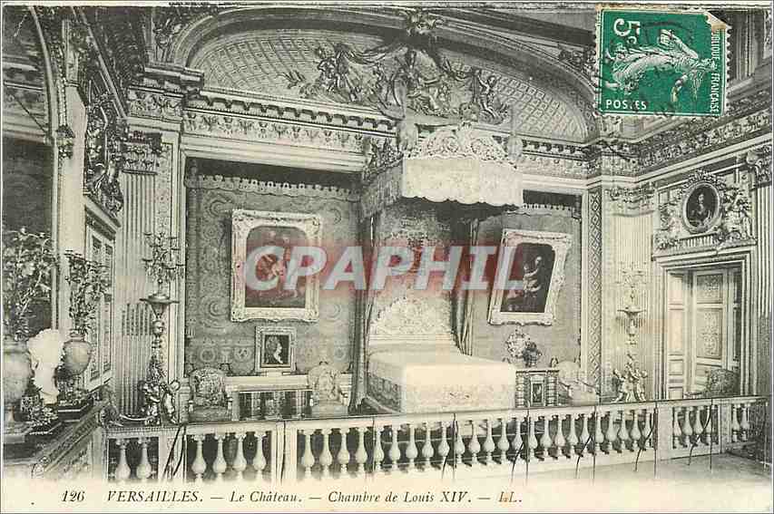 CPA Versailles Le Chateau Chambre de Louis XIV 