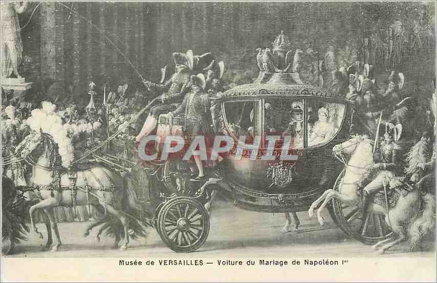 CPA Musee de Versailles Voiture du Mariage de Napoleon 1er 