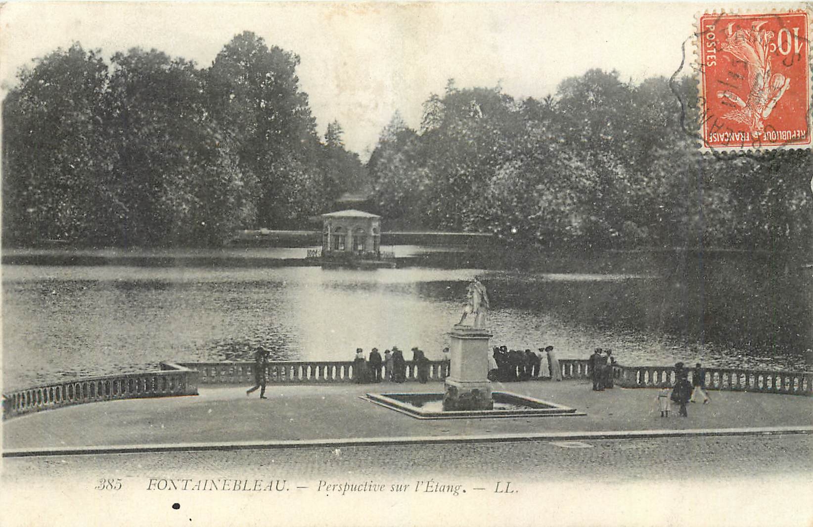 Fontainebleau — Ansicht des Sees — LL. n°385