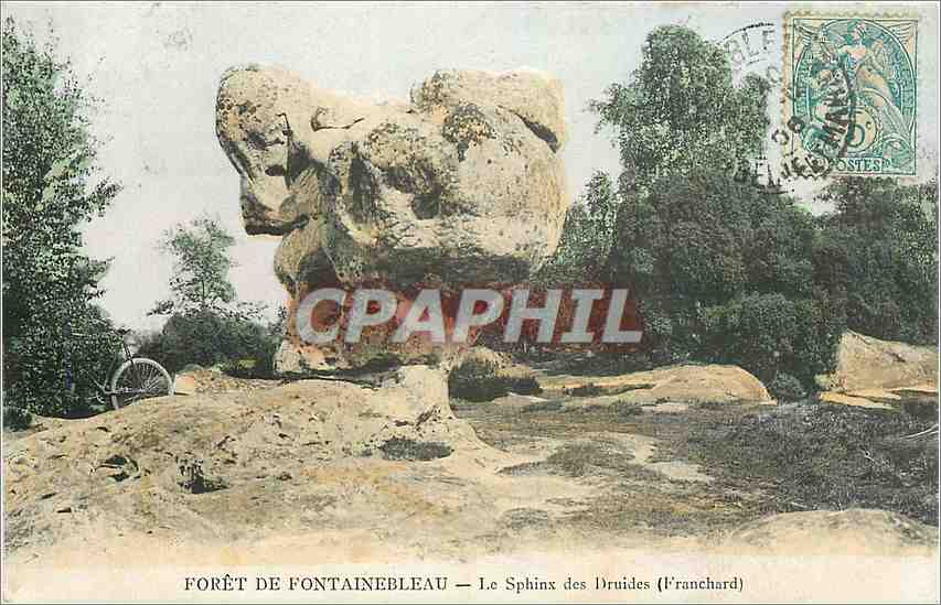 Fontainebleau-Wälder — Der Druidensphinx (Franchard)