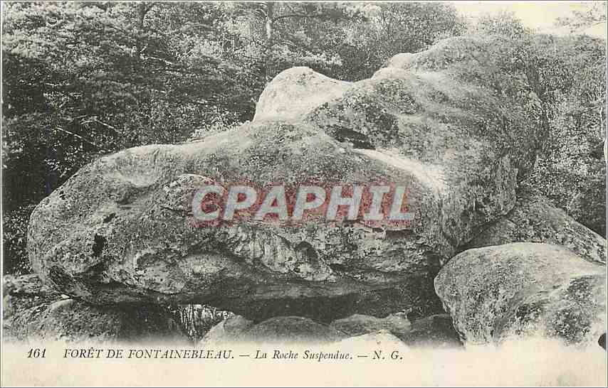 Wald von Fontainebleau — La Roche Suspendue — N.G. — Nr. 161