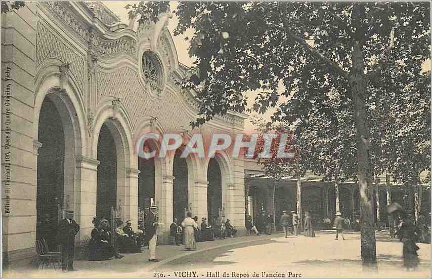 CPA Vichy Hall de Repos de l'Ancien Parc 