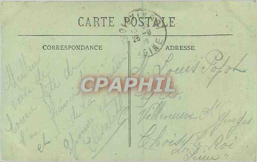 CPA Lourdes Le Calvaire Breton et la Basilique  — Verso