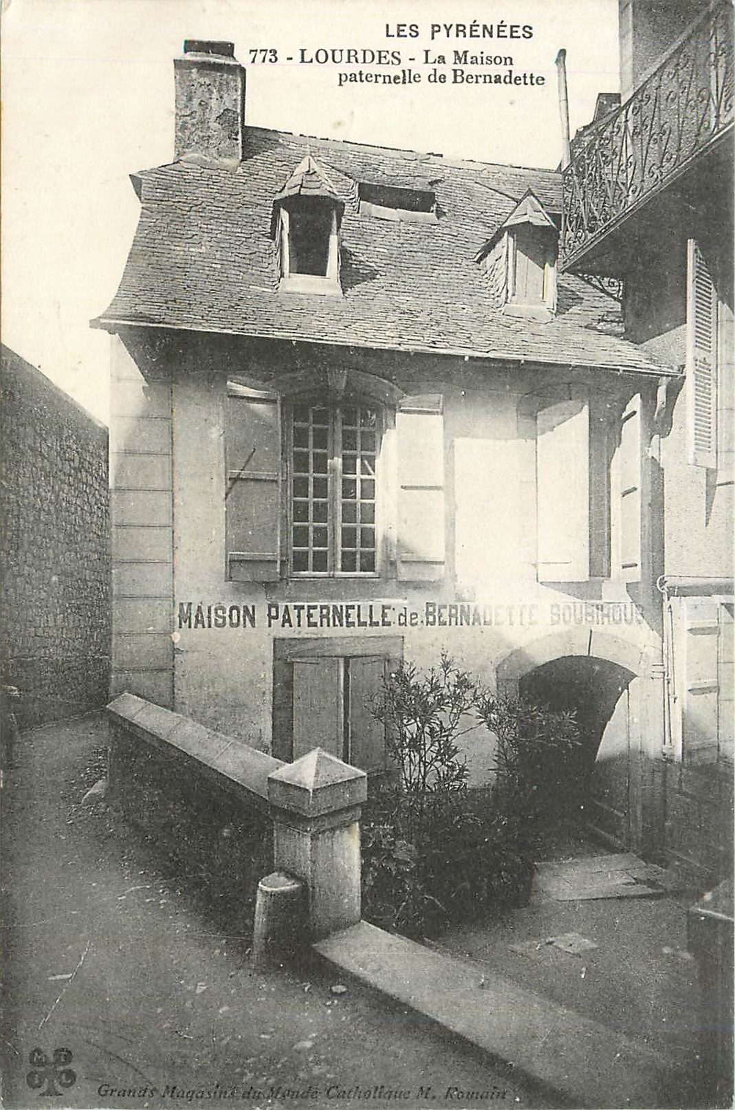 CPA Lourdes La Maison paternelle de Bernadette 