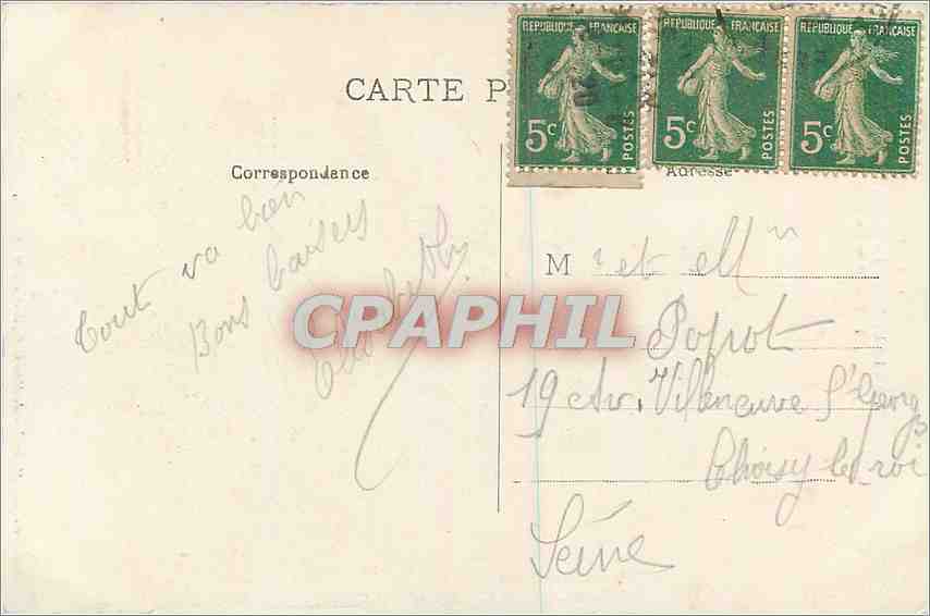 CPA Lourdes La Maison paternelle de Bernadette  — Verso