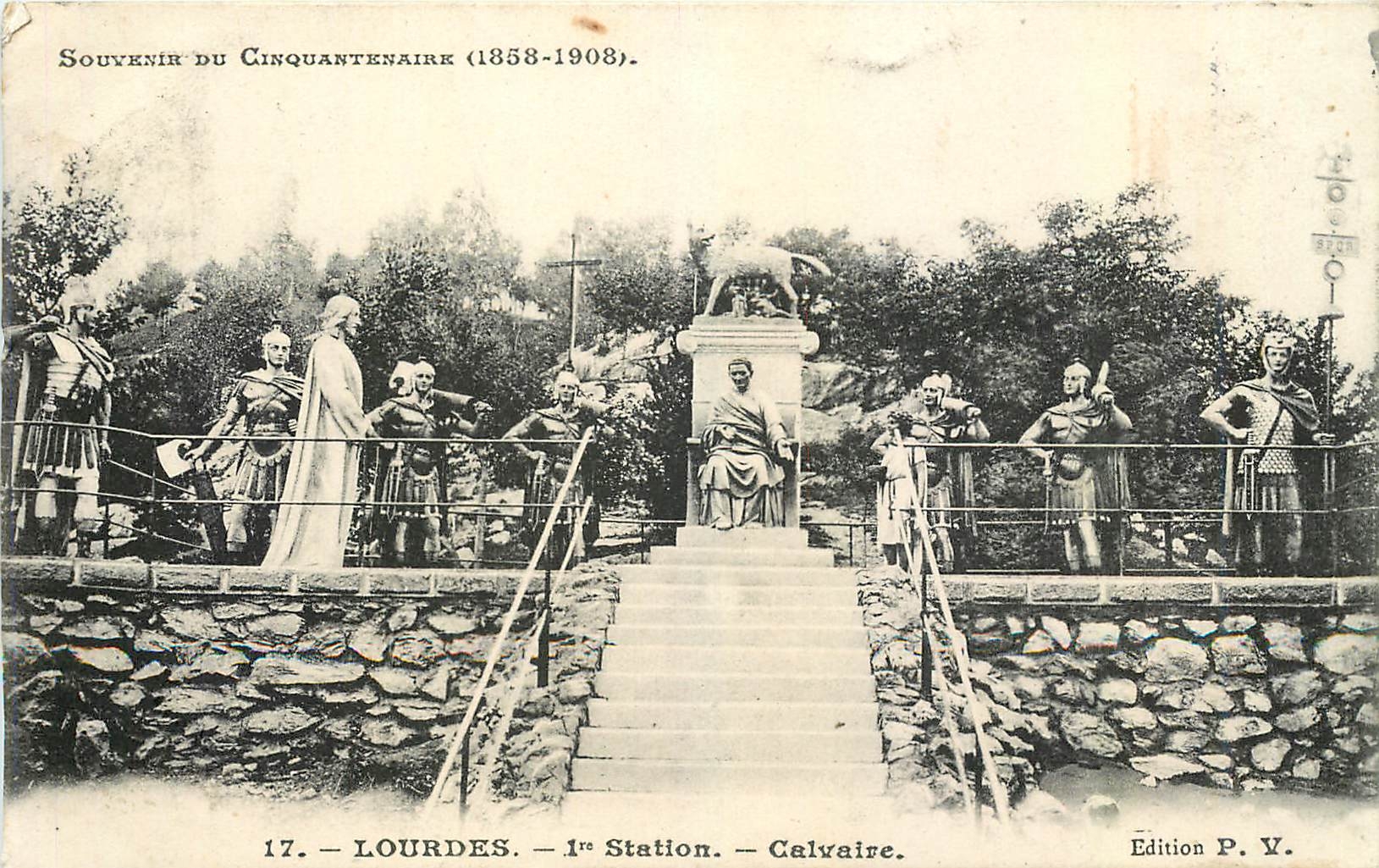 CPA Lourdes Calvaire 
