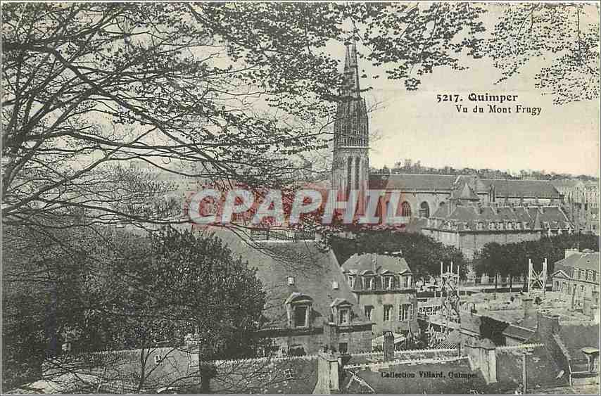CPA Quimper Vu du Mont Frugy 