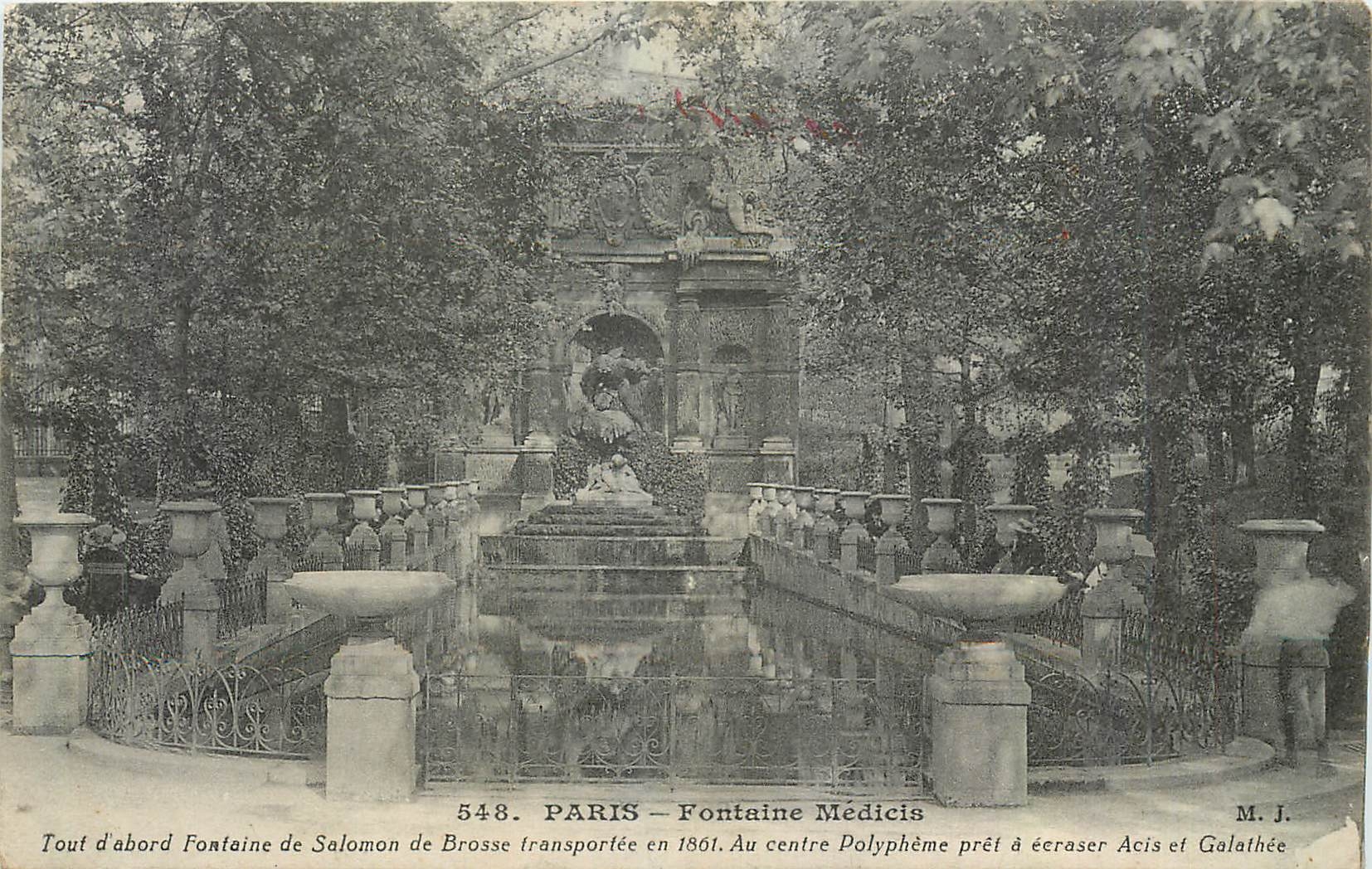CPA Paris Fontaine Medicis 