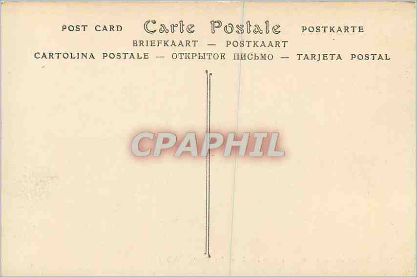 CPA Vallee de la Cure Pierre Perthuis les Ponts  — Back