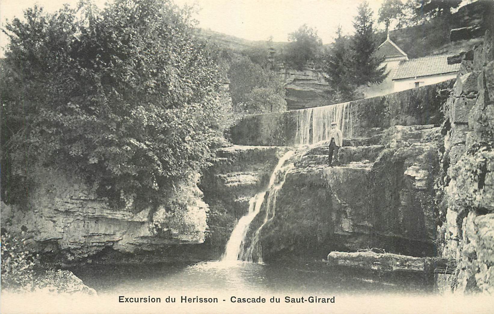 Cascades du Saut-Girard — Excursion du Herisson — Sirmi-Bromure & Granger, Paris