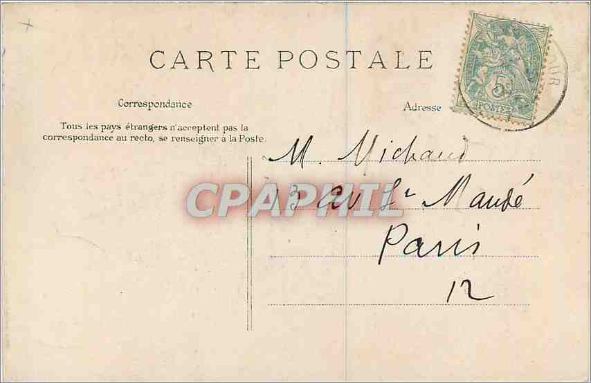 CPA Le Lot Illustre Padirac Le Pas du Crocodile  — Rückseite