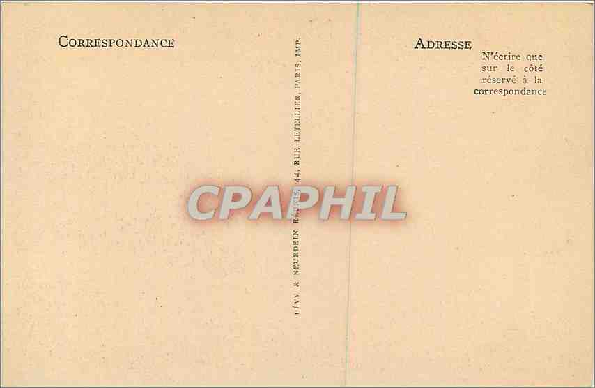 CPA Thonon les Bains Gorges du Pont du Diable  — Verso