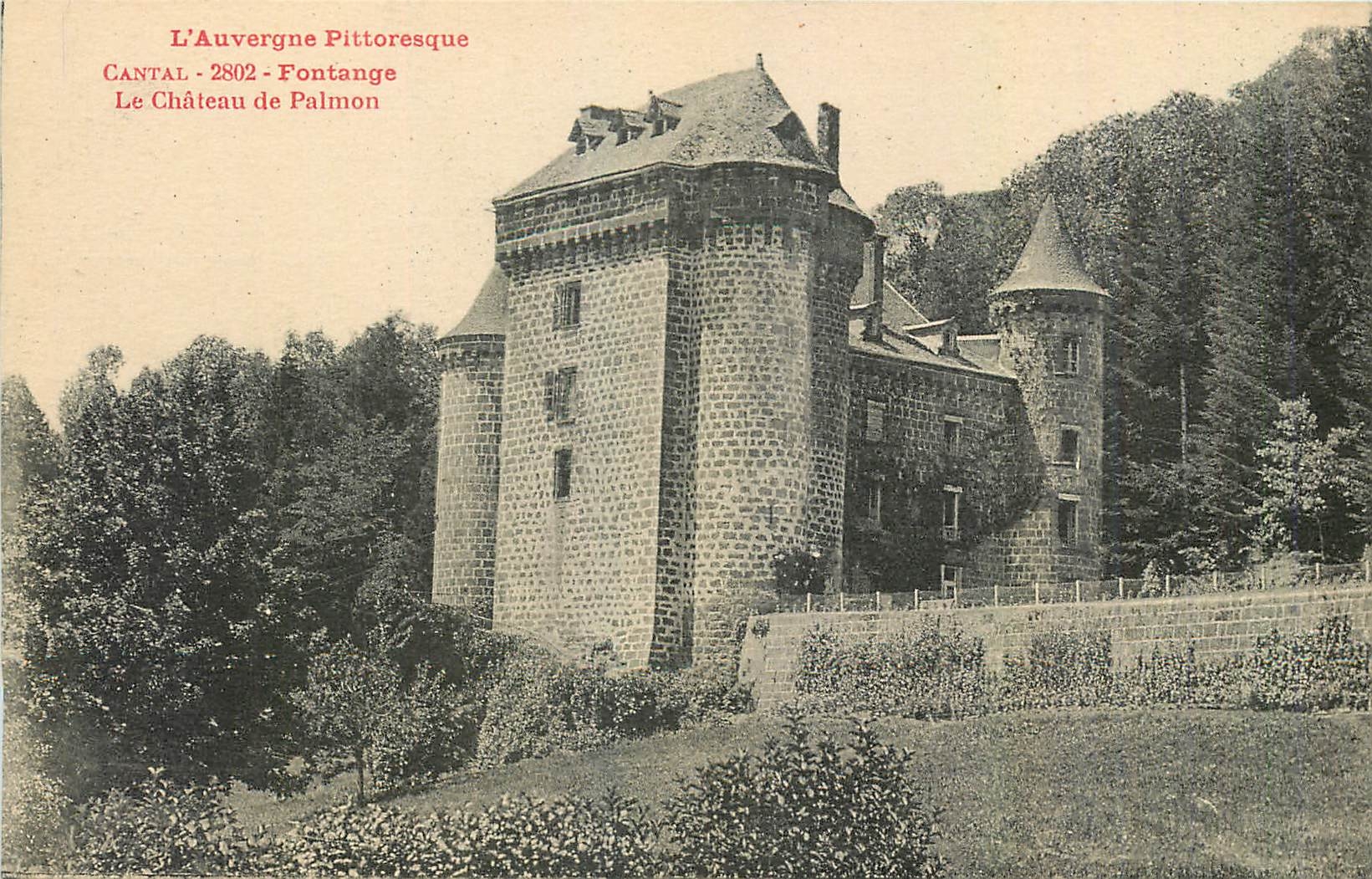 CPA Cantal Fontange Le Chateau de Palmon 