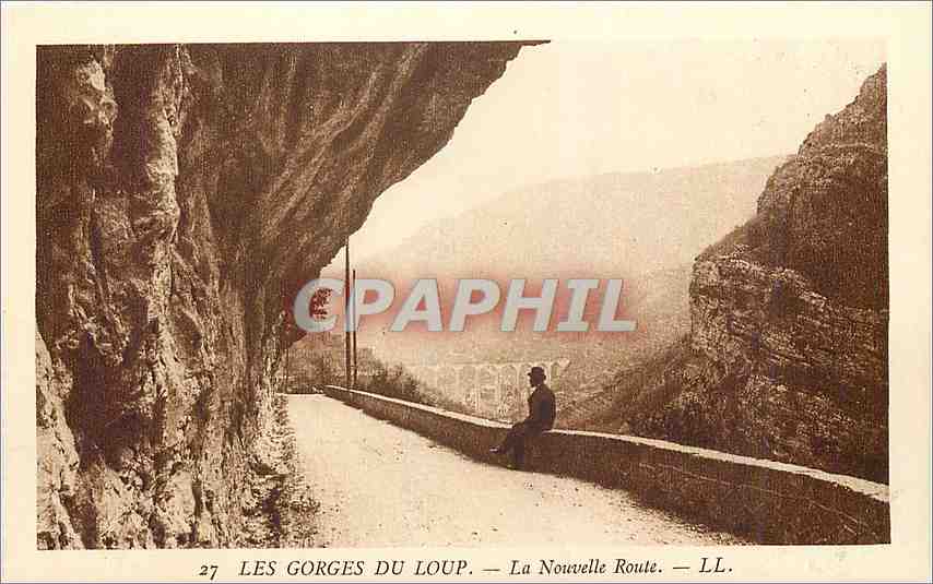 CPA Les Gorges du Loup La Nouvelle Route 