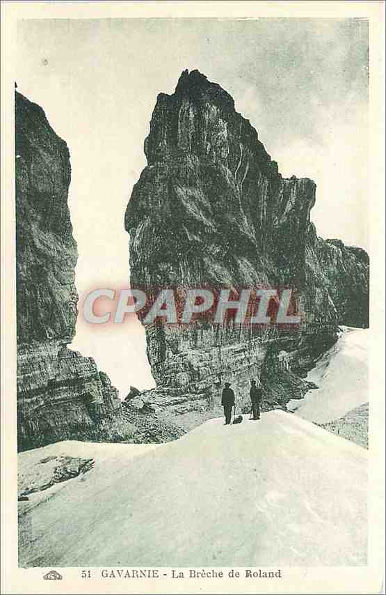 CPA Gavarnie La Breche de Roland 