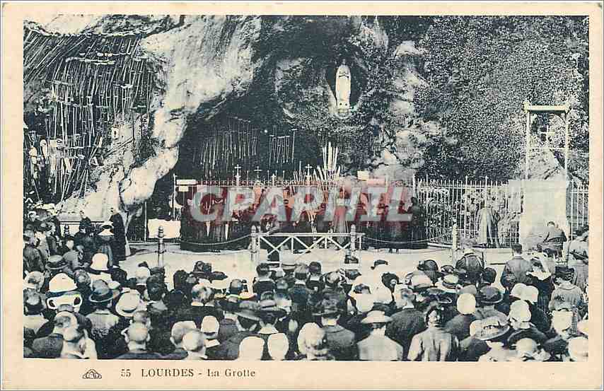 CPA Lourdes La Grotte 