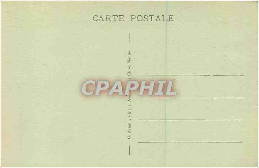 CPA Caen Porte de secours du Chateau Militaria — Verso