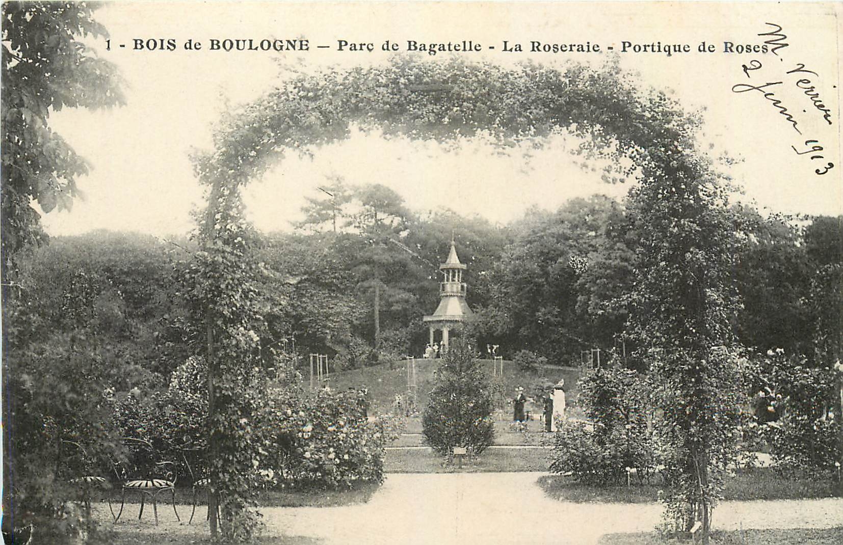 CPA Bois de Boulogne Parc de Bagatelle 
