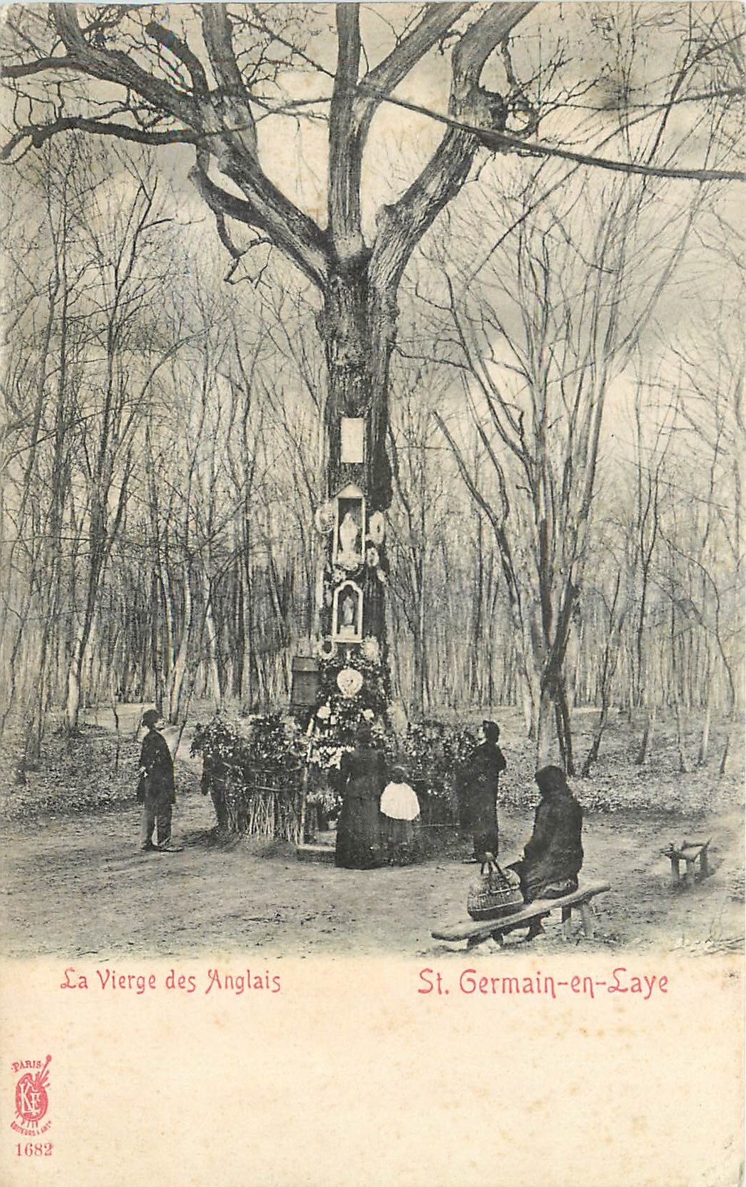 CPA La Vierge des Anglais St Germain en Laye 