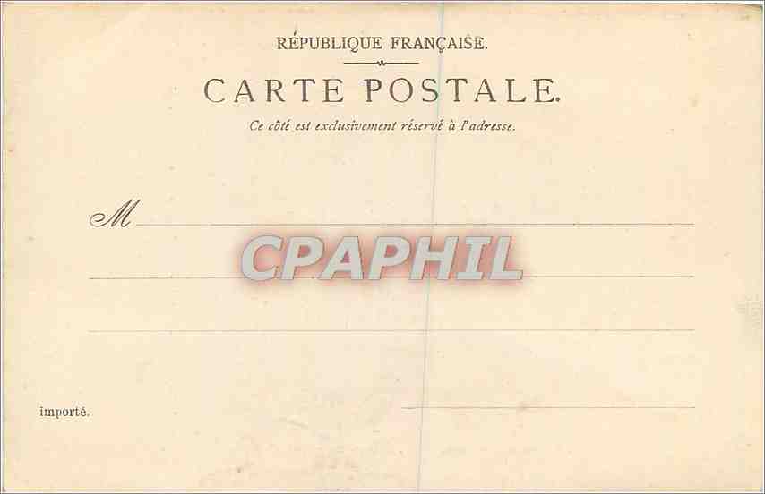 Abbaye Saint-Denis — Abbaye contenant les tombeaux des rois de France — Éditeur P. & B. Béthou — Rép. française — Rückseite