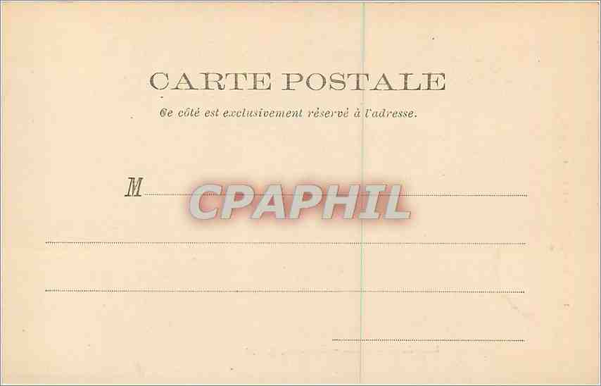 CPA Bois de Vincennes Etude de Paysage  — Rückseite