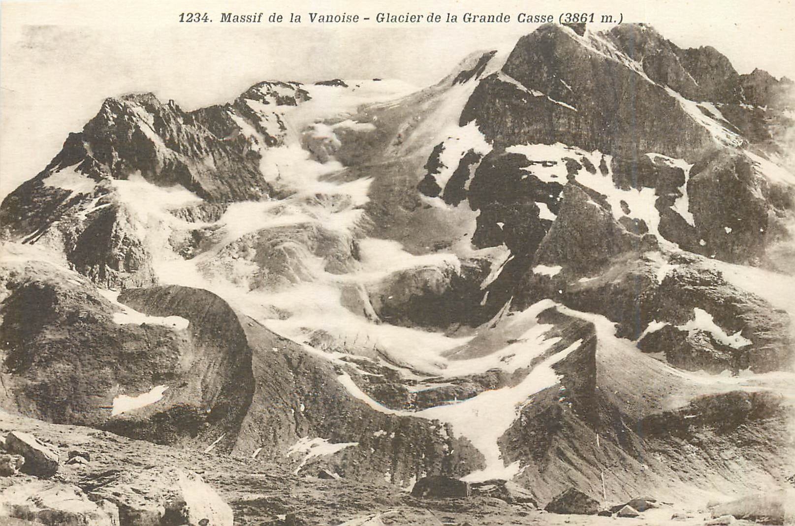 CPA Massif de la Vanoise Glacier de la Grande Casse 