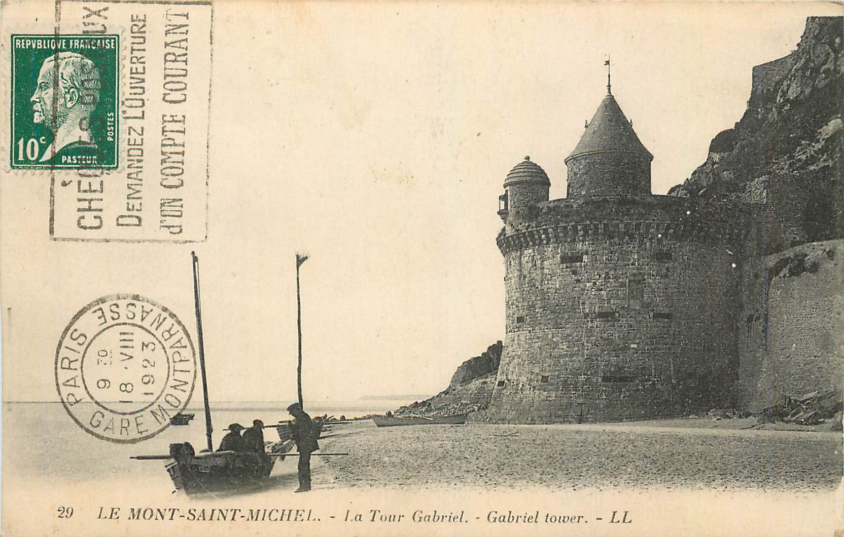 Le Mont-Saint-Michel — La Tour Gabriel — éditeur LL