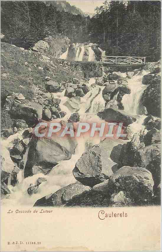 CPA Cauterets Le Cascade de Lutour 