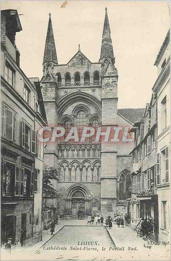 Lisieux — Cathédrale Saint-Pierre, le Portail Sud — ND. Phot.