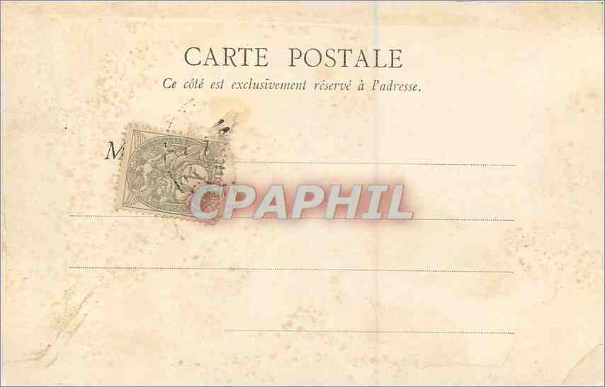 CPA Paris Pantheon  — Rückseite