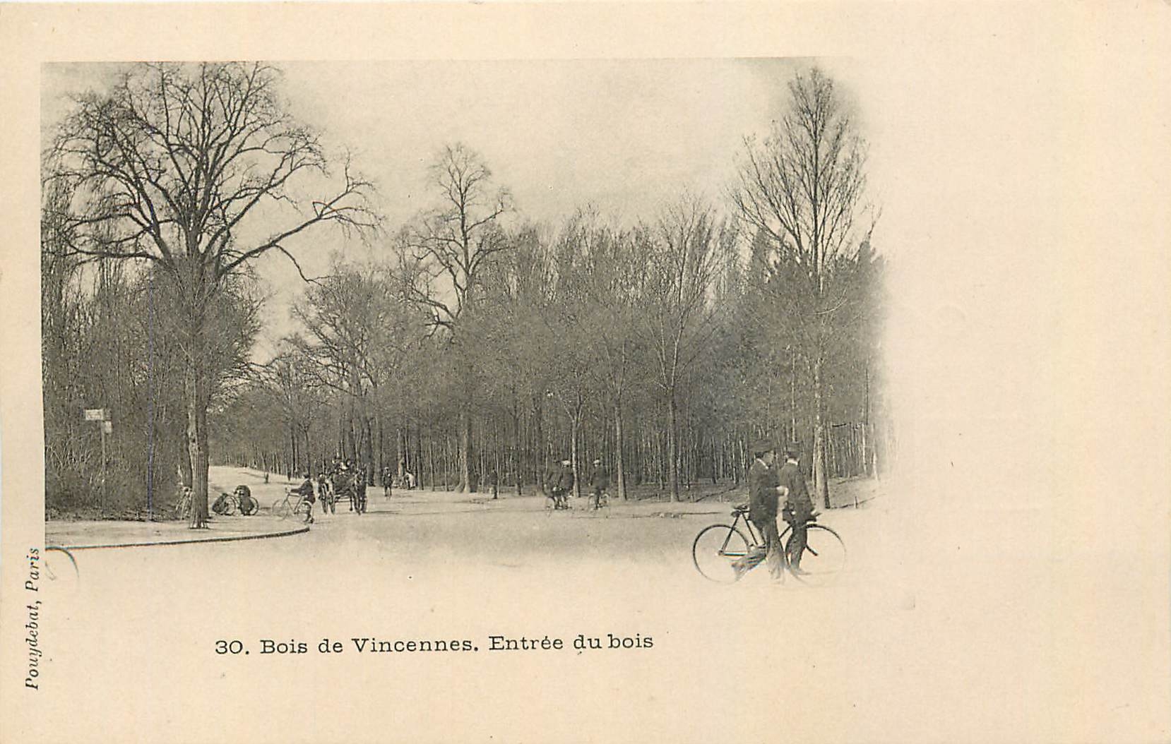 CPA Bois de Vincennes Entree du bois 