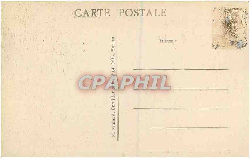 CPA Foret de Senart Le Chene Prieur  — Back