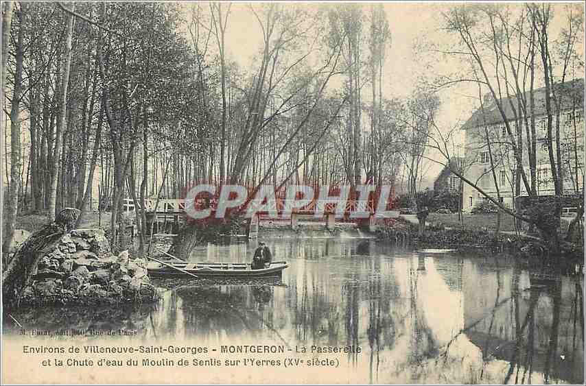 CPA Environs de Villeneuve Saint Georges Montgeron 
