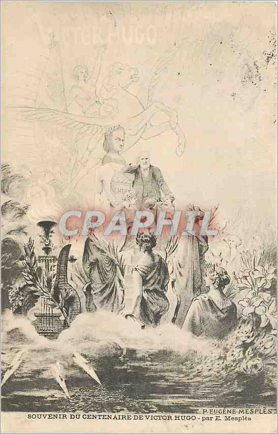 CPA Souvenir du Centenaire de Victor Hugo 