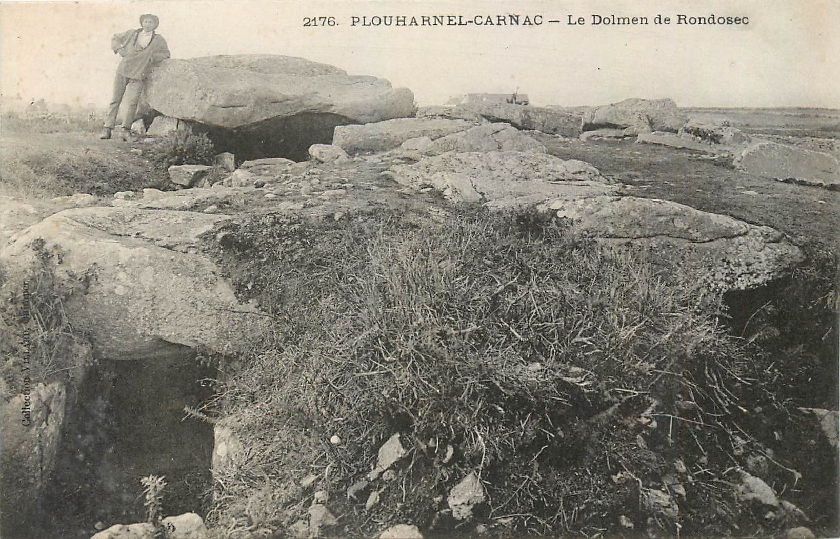 CPA Plouharnel Carnac Le Dolmen de Rondosec 