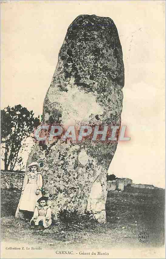 CPA Carnac Geant du Manio 