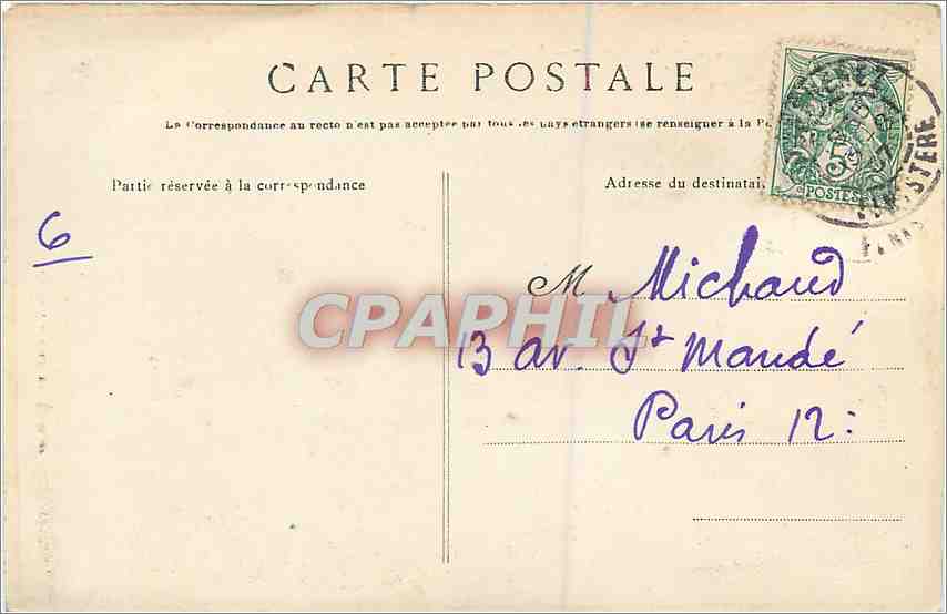 CPA Douarnenez Le Port et la Flotille Sardiniere Bateaux — Rückseite