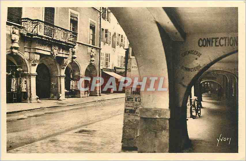 Les Arcades de la Rue Royale — Annecy (Haute-Savoie) — Éditions d'Art YVON