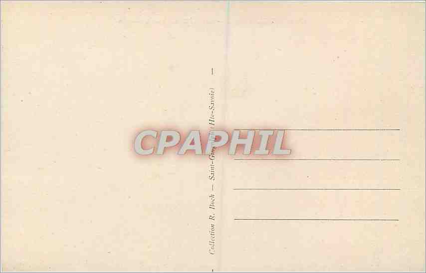 CPA Saint Gingolph Lac Leman Vue generale  — Verso