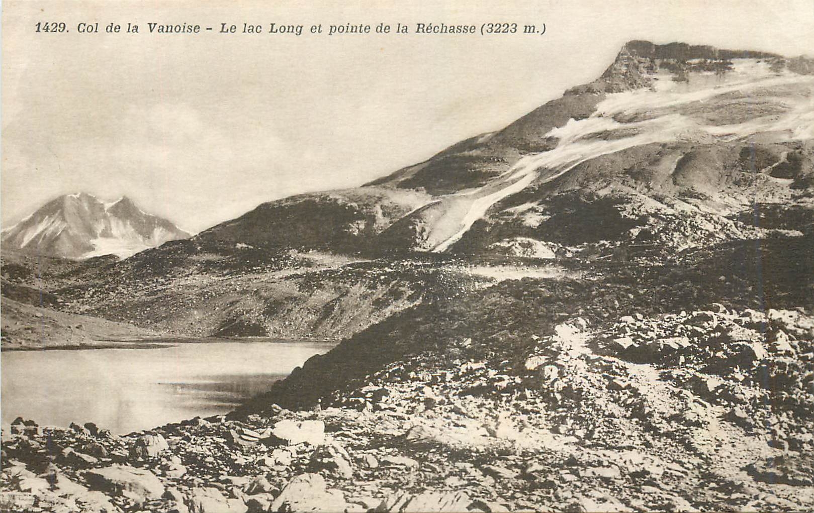 CPA Col de la Vanoise Le lac Long et Pointe de la Rechasse 