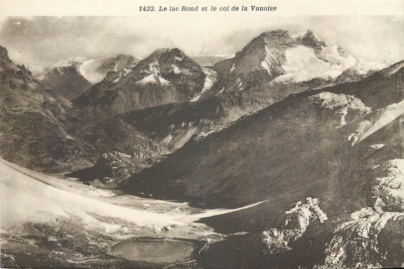 CPA Le Lac Rond et le col de la Vanoise 