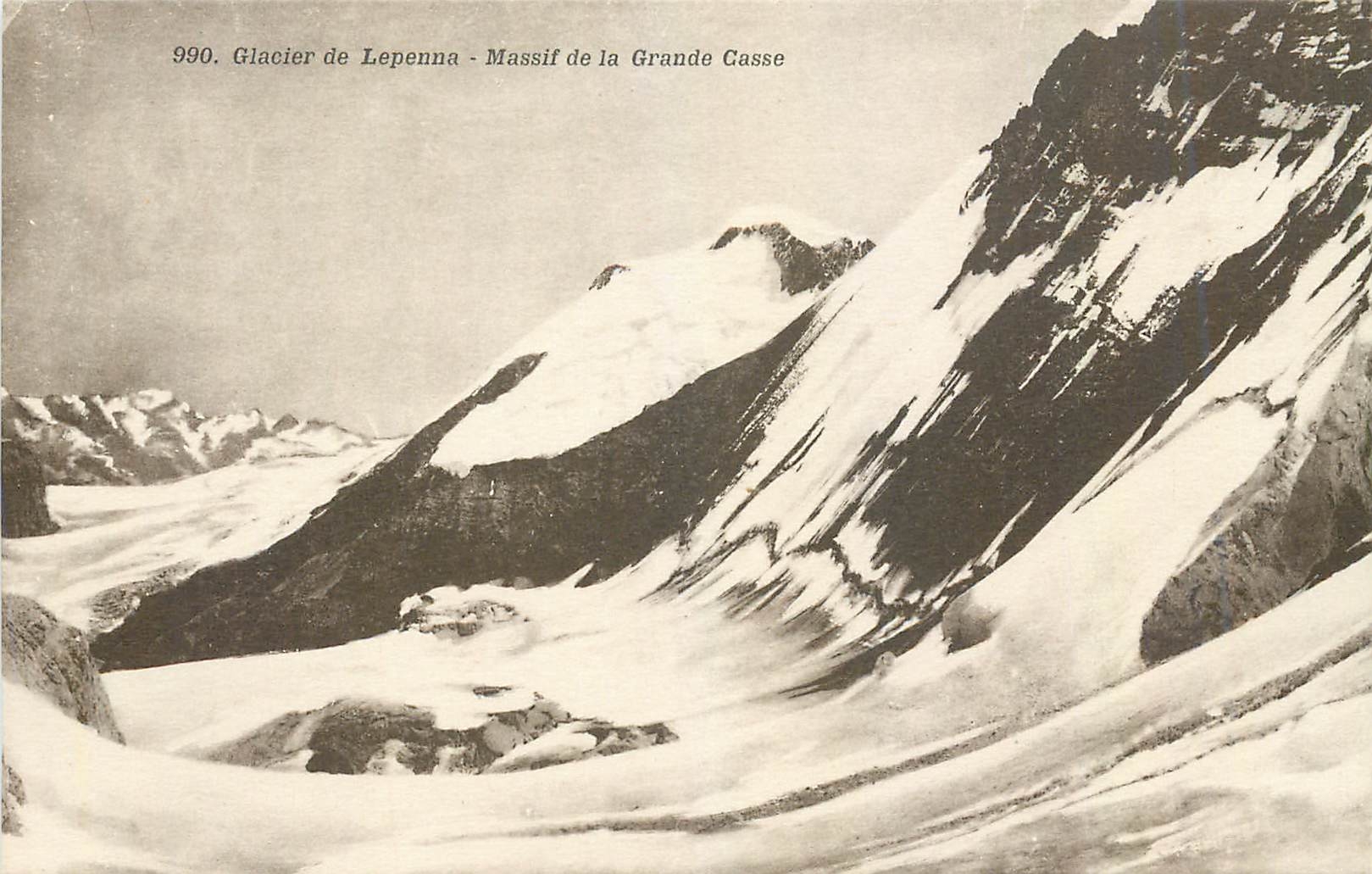CPA Glacier de Lepenna Massif de la Grande Casse 