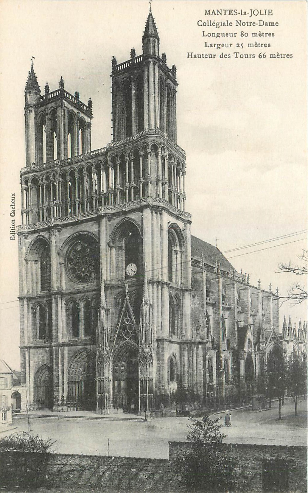 MANTES-la-JOLIE — Kollegiatekirche Notre-Dame — Edition Cachoux