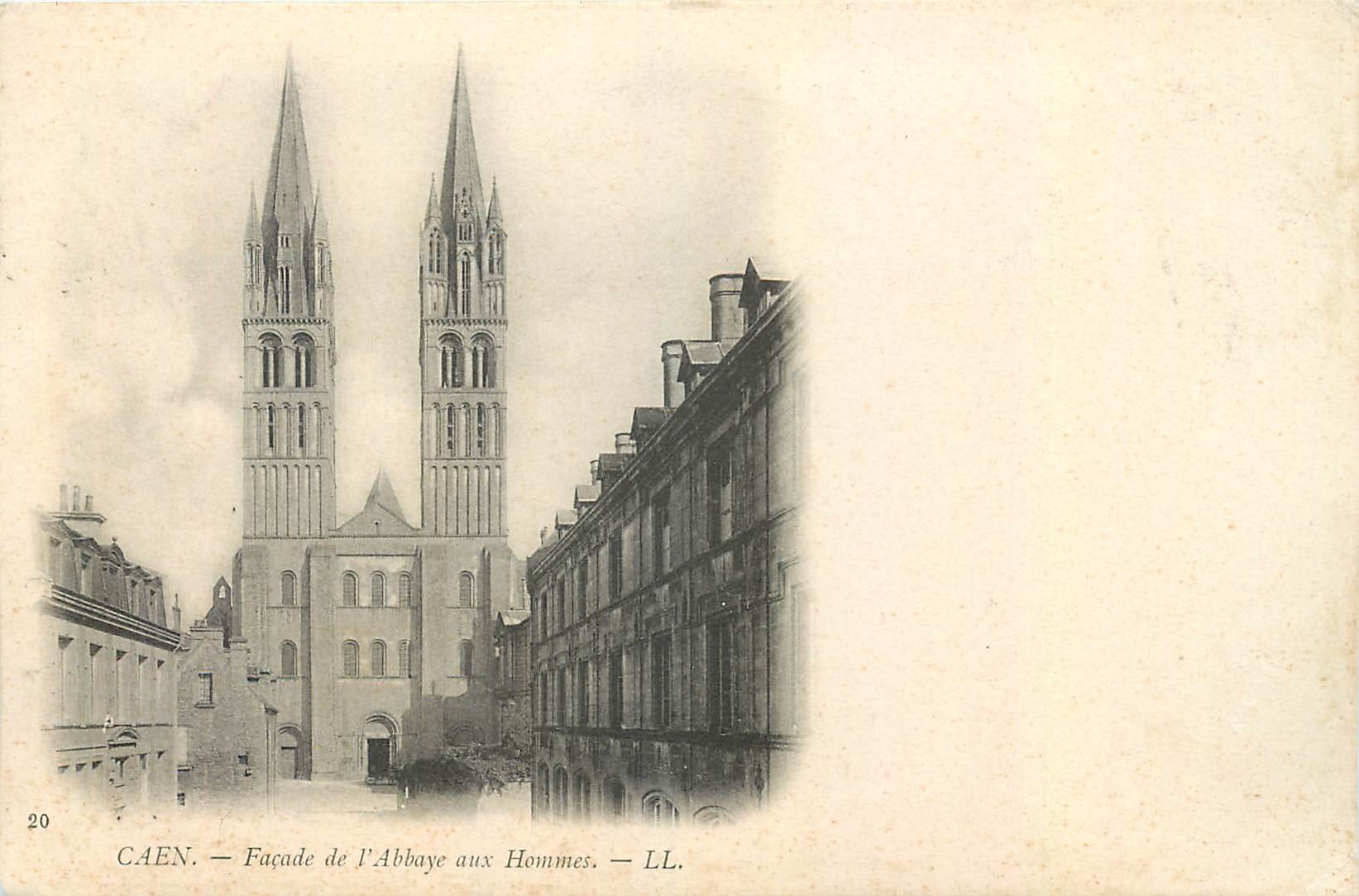 CPA Caen Facade de l'Abbaye aux Hommes 