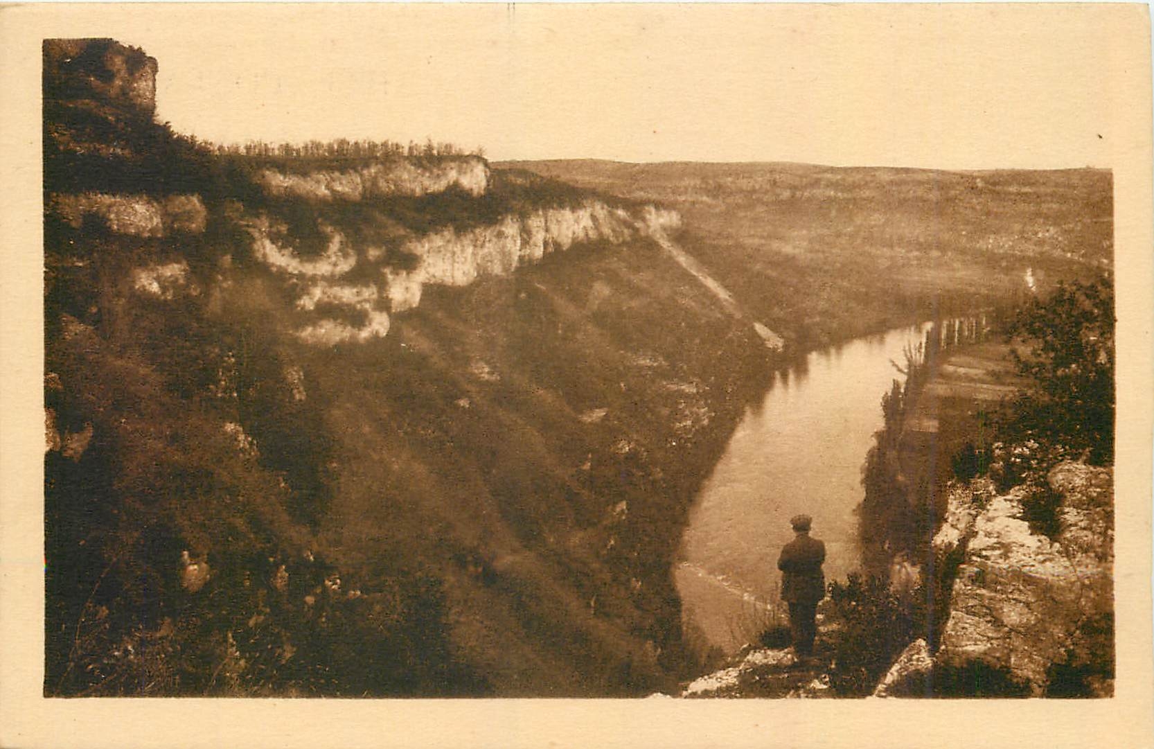 CPA Villefranche de Rouergue Aveyron Saut de la Mounine 