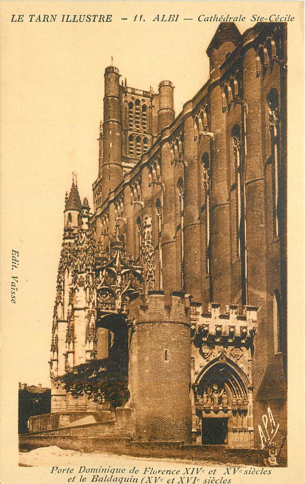 CPA Le Tarn Albi Cathedrale Ste Cecile 