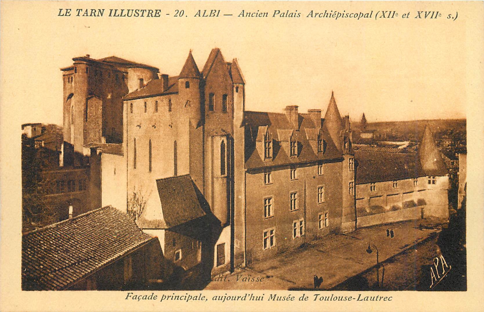 CPA Le Tarn Albi Ancien Palais Archiepiscopal 
