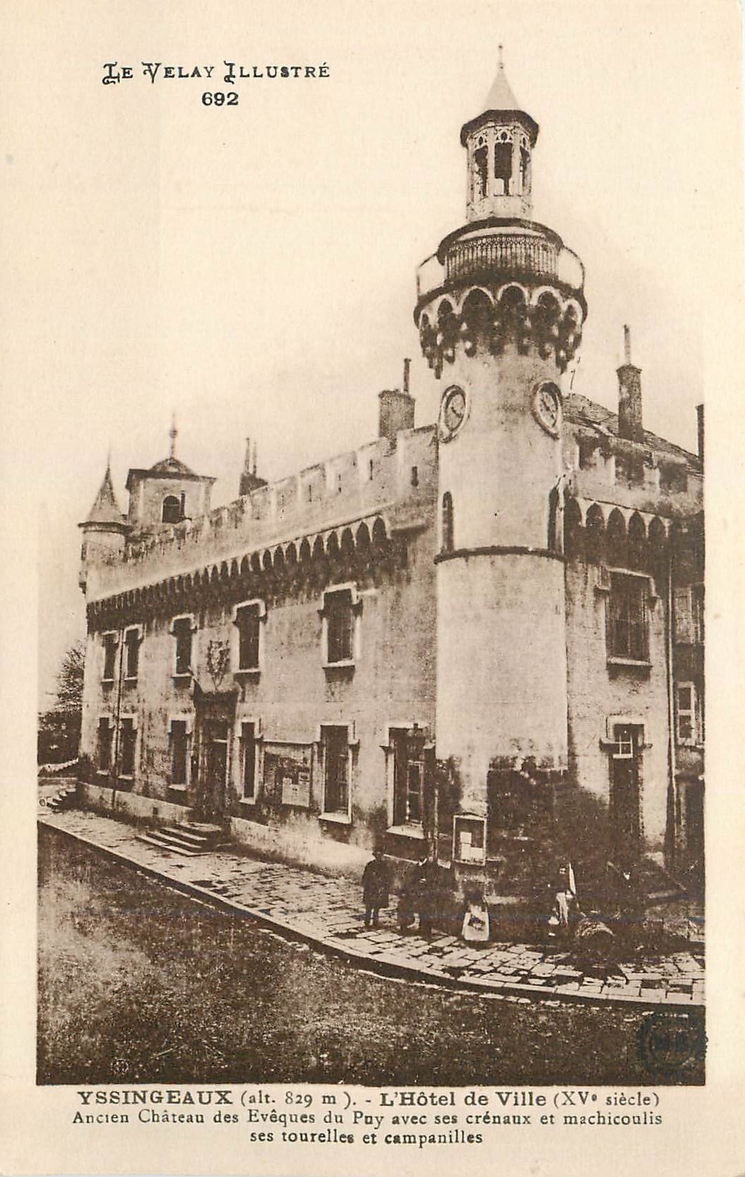 CPA Yssingeaux L'Hotel de Ville 