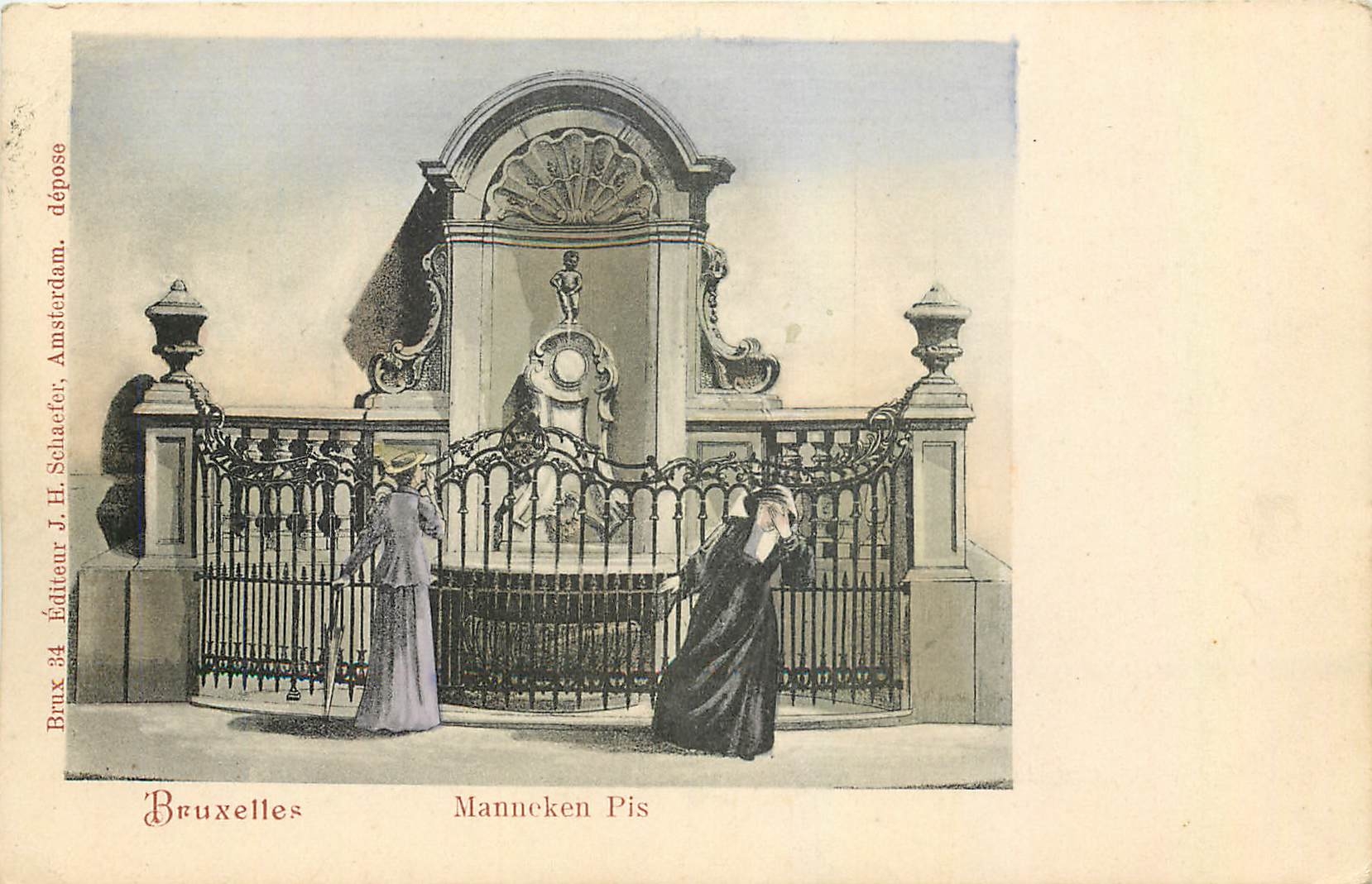 CPA Bruxelles Manneken Pis 